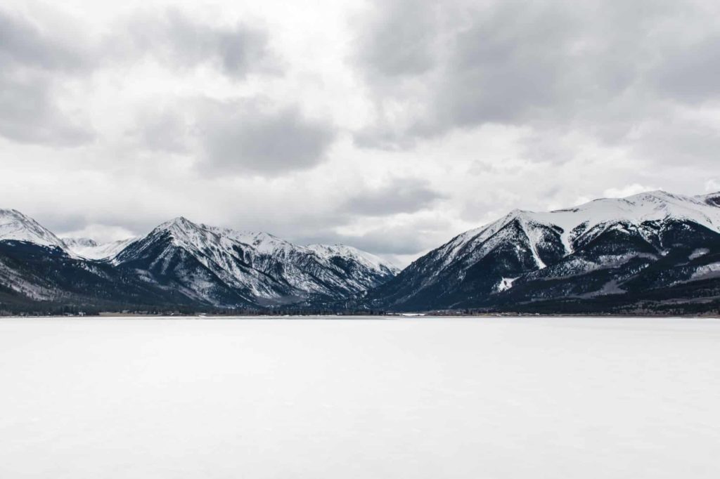 mountains with snow