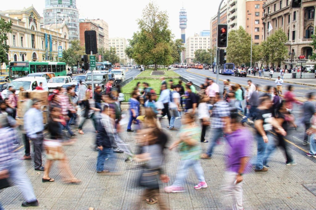 people on crosswalk