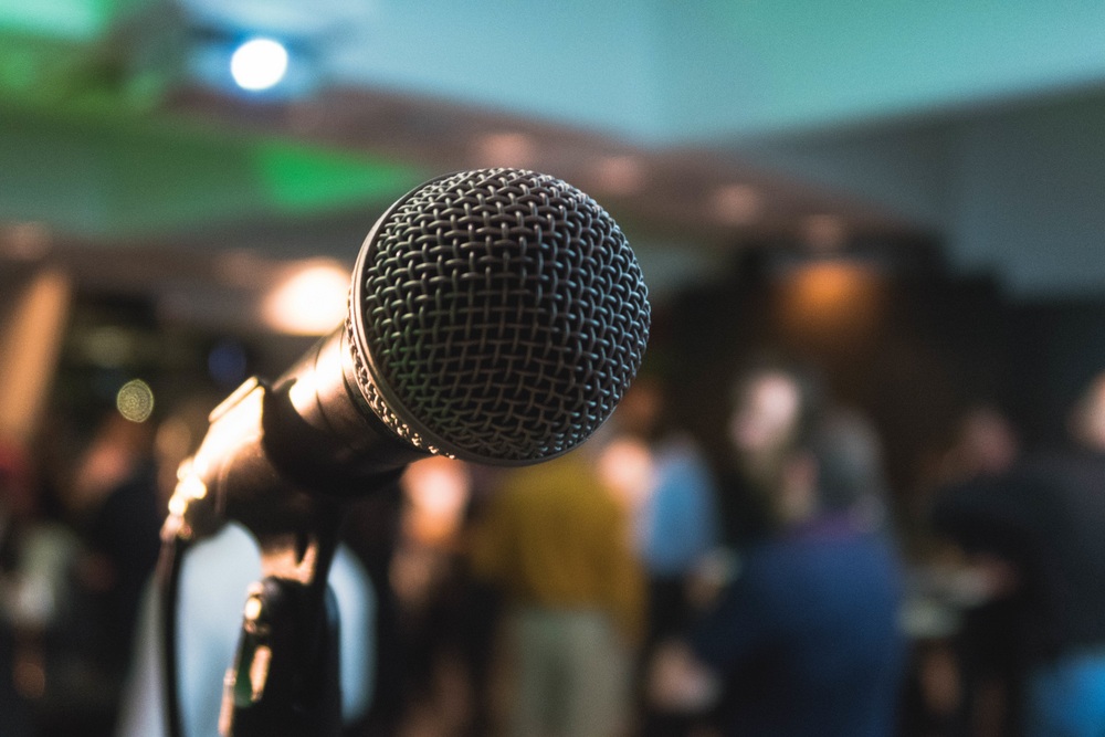 microphone closeup