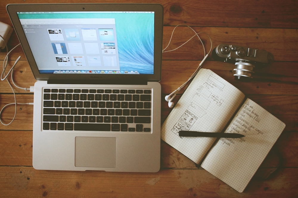 laptop computer and notebook