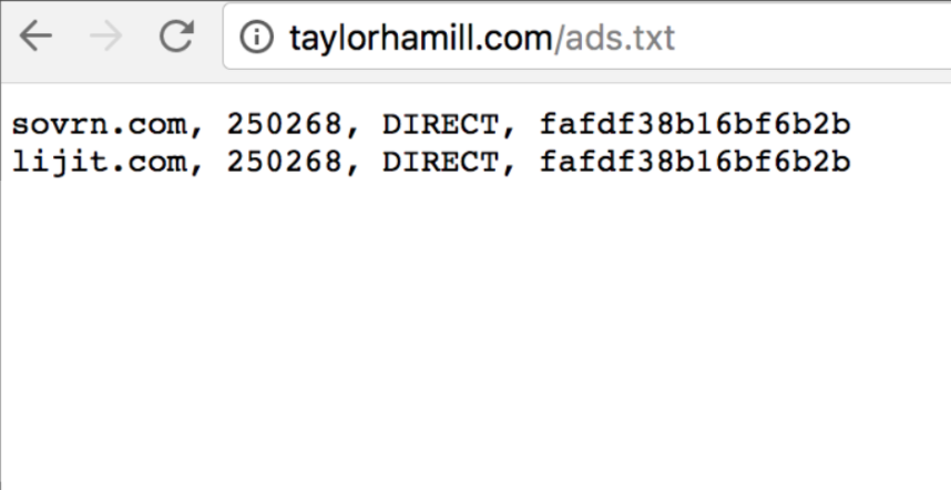 ads.txt-implementation